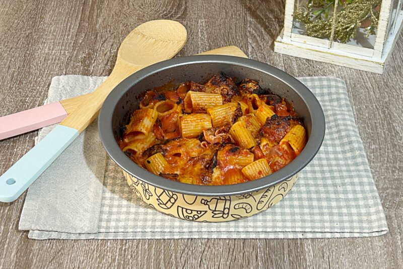 Pasta pasticciata in friggitrice ad aria
