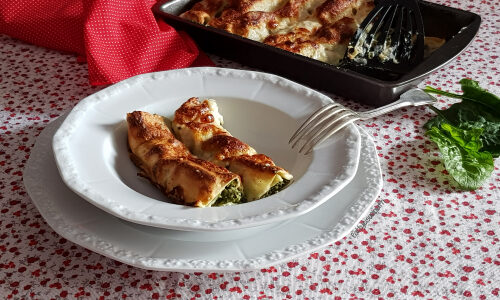 Cannelloni spinaci e ricotta