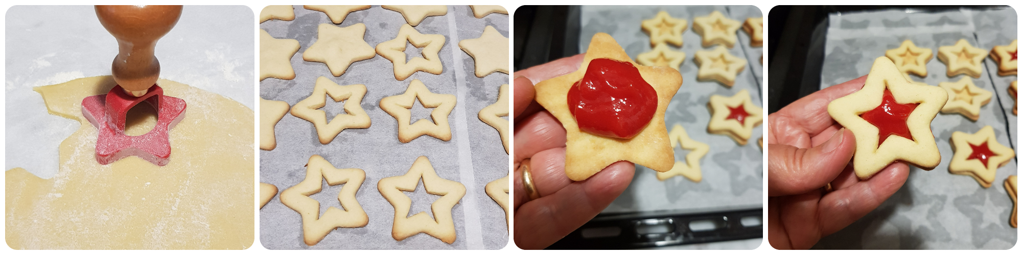 stelle di natale in rosso