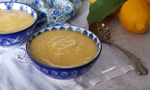 Crema con succo di limone