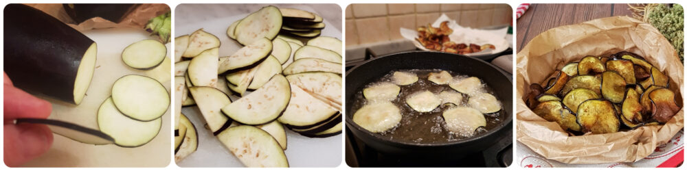 chips di melanzane fritte