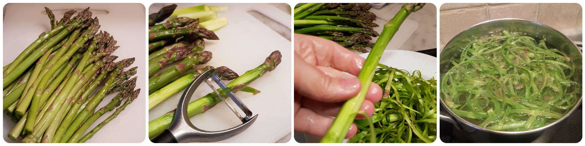 risotto allo zafferano con asparagi e taleggio