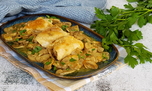 involtini di pollo con funghi