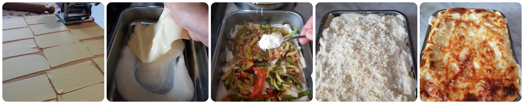 lasagne al forno con verdure