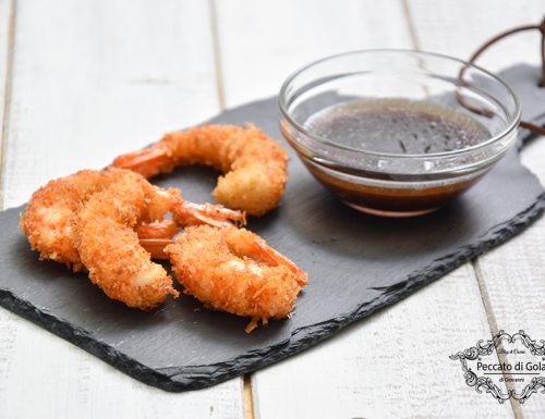 Gamberi fritti al panko