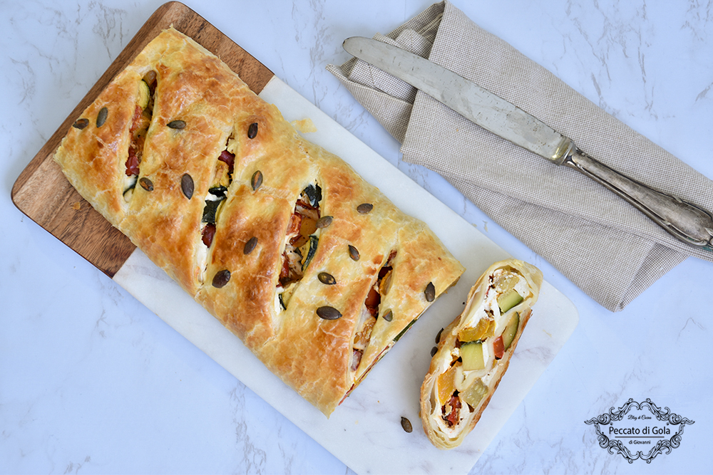 ricetta strudel di verdure veloce peccato di gola di giovanni castaldi