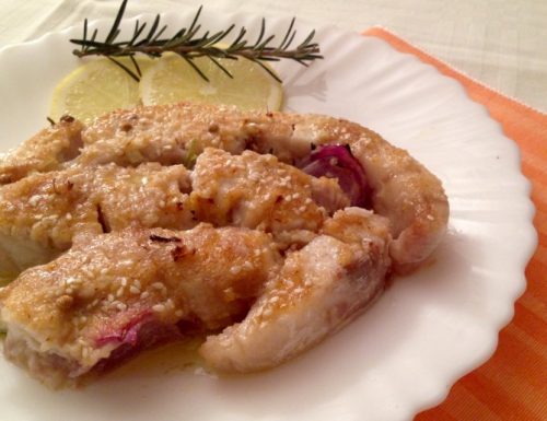 Filetto di pesce persico al forno