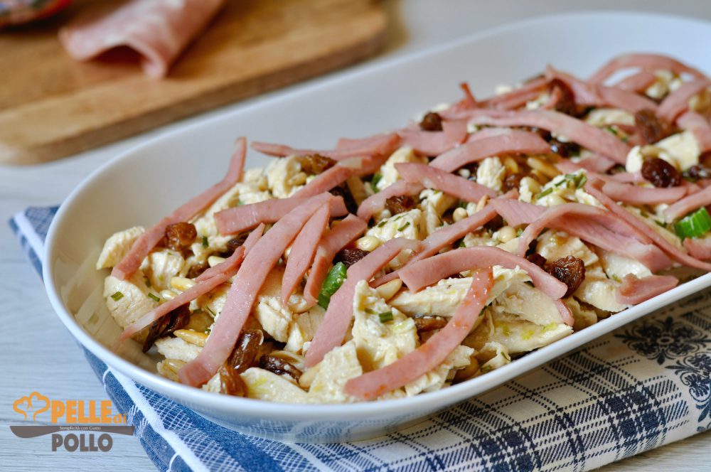 pollo alla gonzaghesca con mortadella