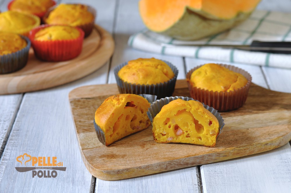 muffin di zucca salati