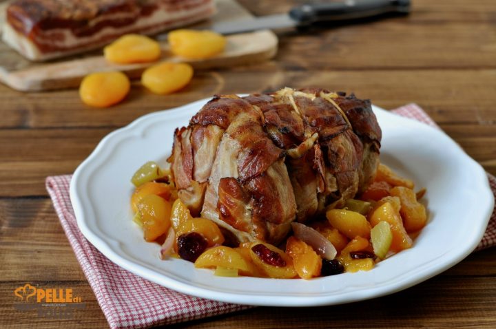 arista di maiale con frutta secca
