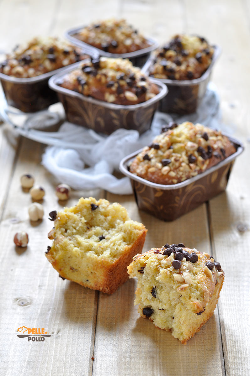 banana bread con nocciole