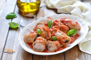 involtini ripieni alla pizzaiola
