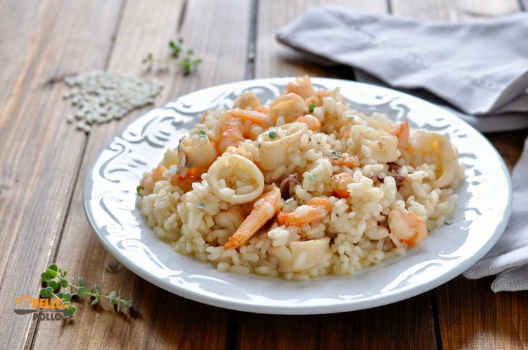 Risotto con gamberi e calamari Pelle di Pollo Blog