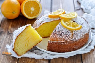 torta all'arancia e yogurt greco