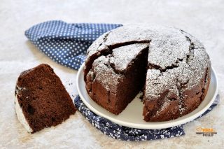 torta al cacao e yogurt