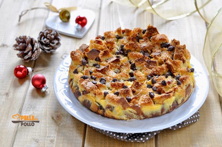 sbriciolata di panettone con crema al mascarpone