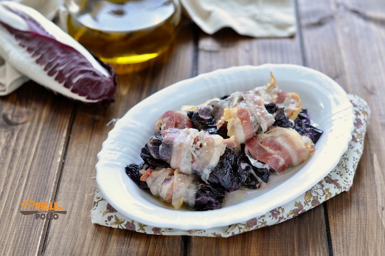 Involtini Di Radicchio Con Pancetta E Provola - Ricetta Facile E Gustosa