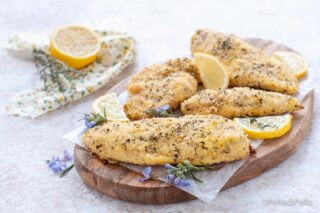 cotolette di pollo leggere al forno