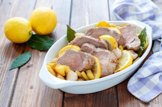 filetto di maiale al forno al limone