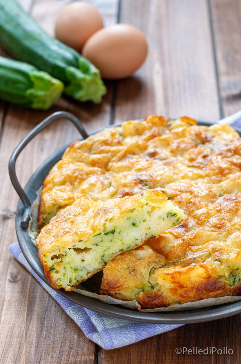 sformato di zucchine e provola
