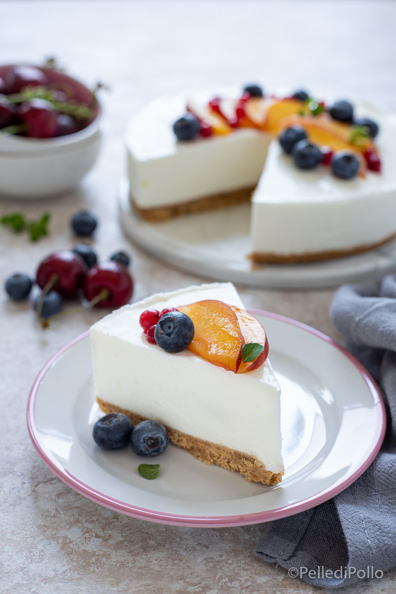 cheesecake senza cottura allo yogurt