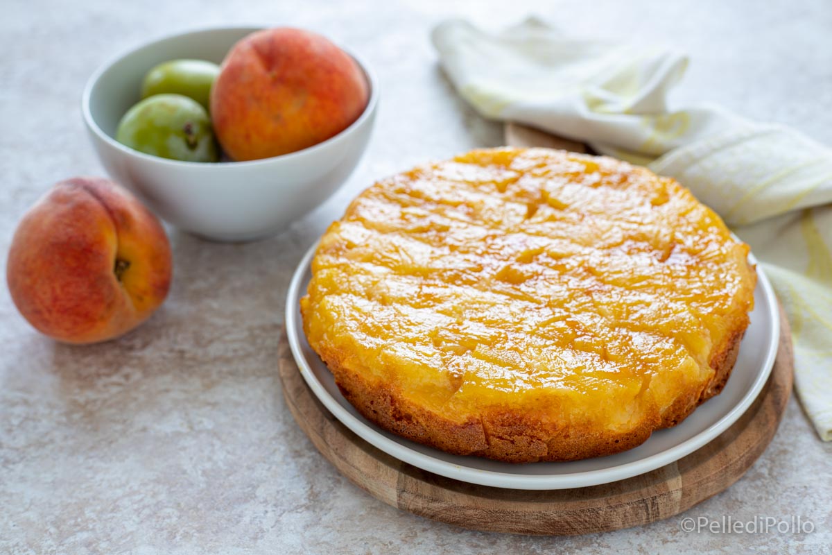 torta rovesciata con frutta