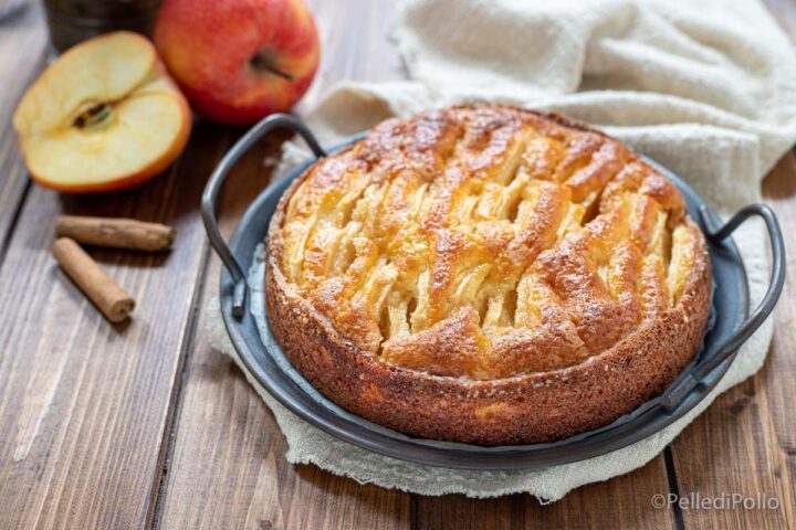 Torta di mele con yogurt greco - Semplice e golosa, senza burro