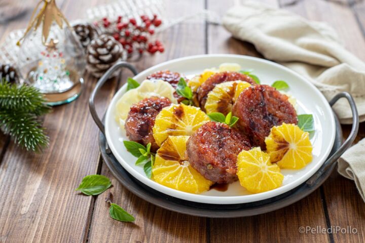 cotechino agli agrumi con aceto balsamico