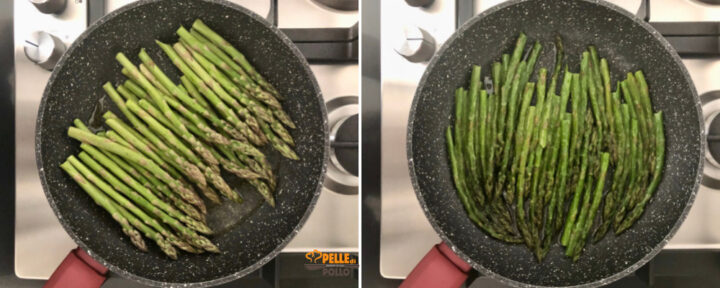 asparagi in padella