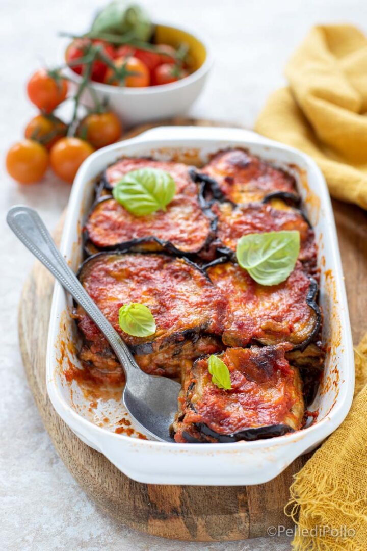 parmigiana di melanzane senza frittura