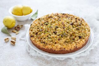 torta al limone con crumble