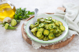 zucchine trombetta trifolate