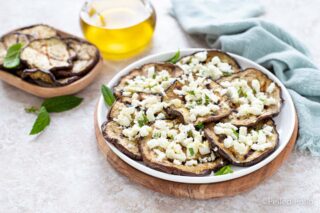 melanzane grigliate con feta