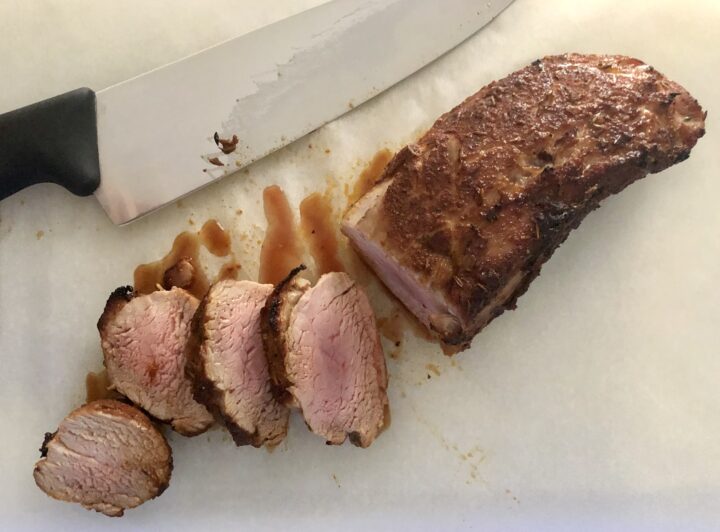 Filetto di maiale in friggitrice ad aria Gustoso, tenero e veloce