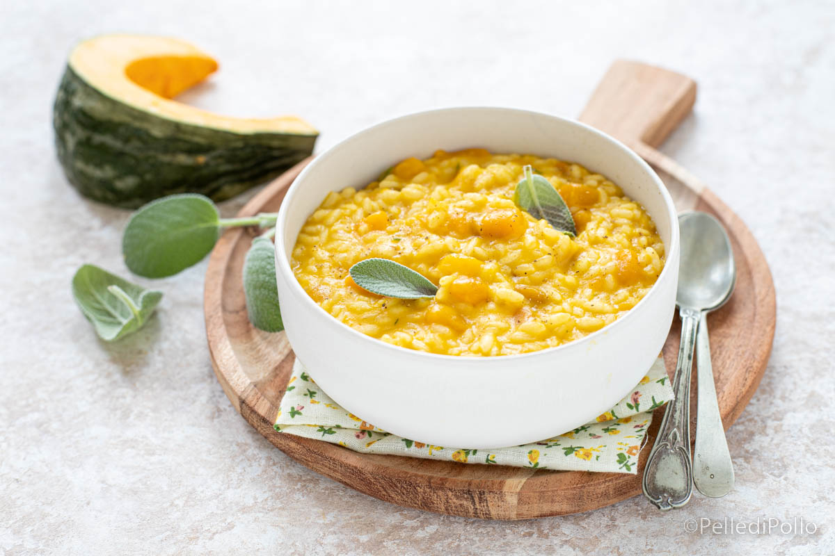 Risotto alla zucca semplice e cremoso Ricetta gustosa e veloce