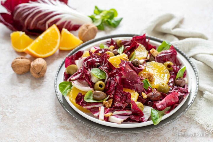 insalata di radicchio con arance