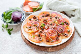 carpaccio di pomodori