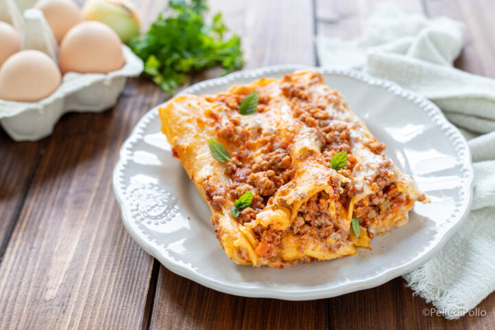 cannelloni al ragù di carne