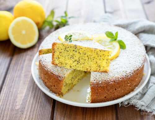 Torta al limone e semi di papavero