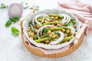 insalata di fagiolini e ceci
