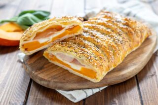 strudel di zucca salato