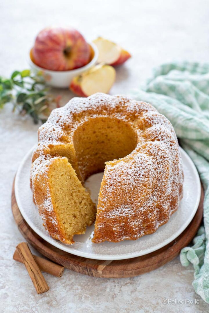 ciambella con mele frullate