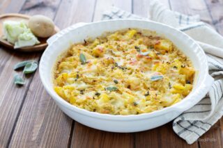 verza e patate al forno