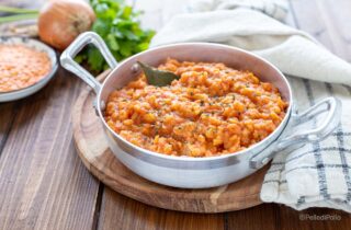ragù di lenticchie rosse