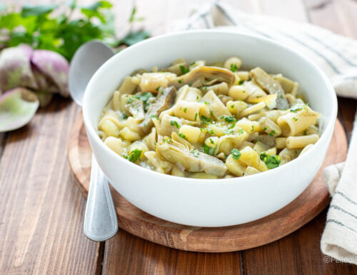 Pasta patate e carciofi