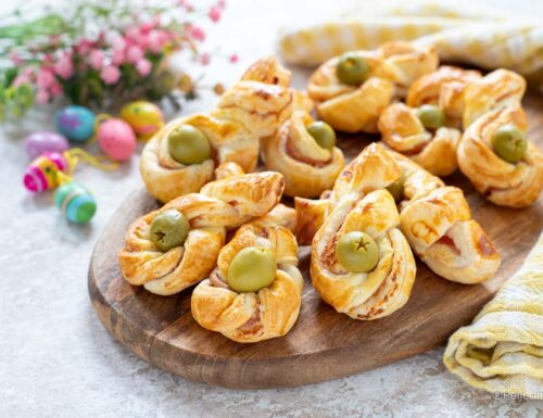 Coniglietti di pasta sfoglia salati