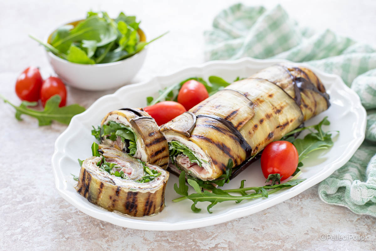 rotolo di melanzane freddo
