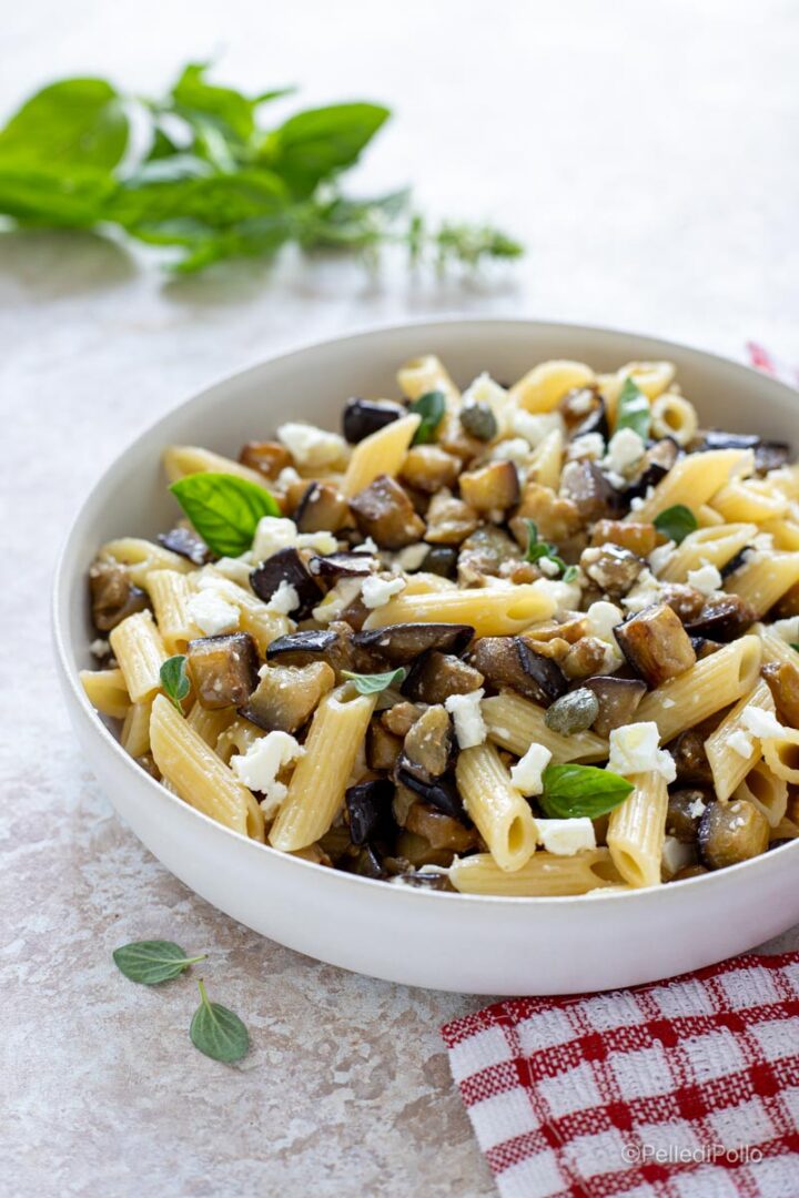 pasta feta e melanzane