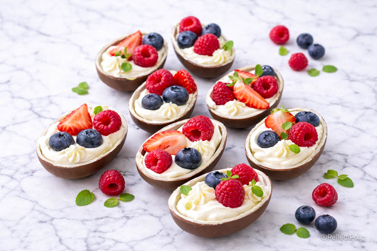 ovetti di cioccolato ripieni