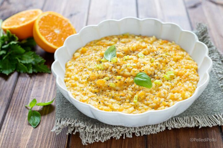 risotto alle carote e arancia